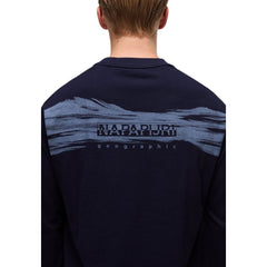 بلوزة قطنية زرقاء