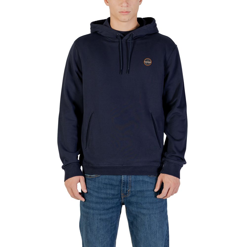 Blue Cotton Hoodie