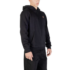 Black Cotton Hoodie