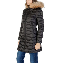 Black Polyamide Trench Coat