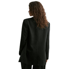 Black Recycled Polyester Blazer