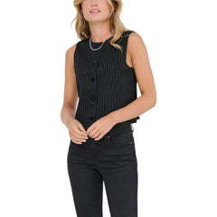 Black Recycled Polyester Waistcoat