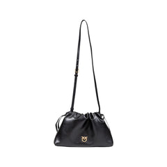 Black Artificial Leather Handbag