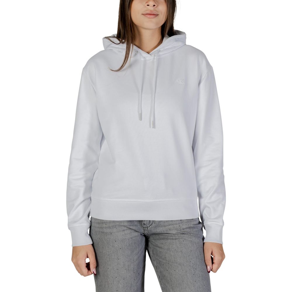 White Cotton Hoodie