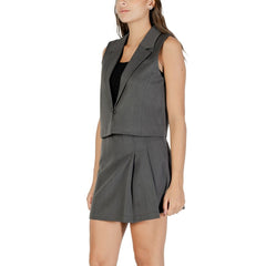 Gray Recycled Polyester Waistcoat