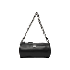 Black Artificial Leather Handbag