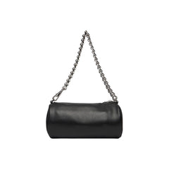 Black Artificial Leather Handbag