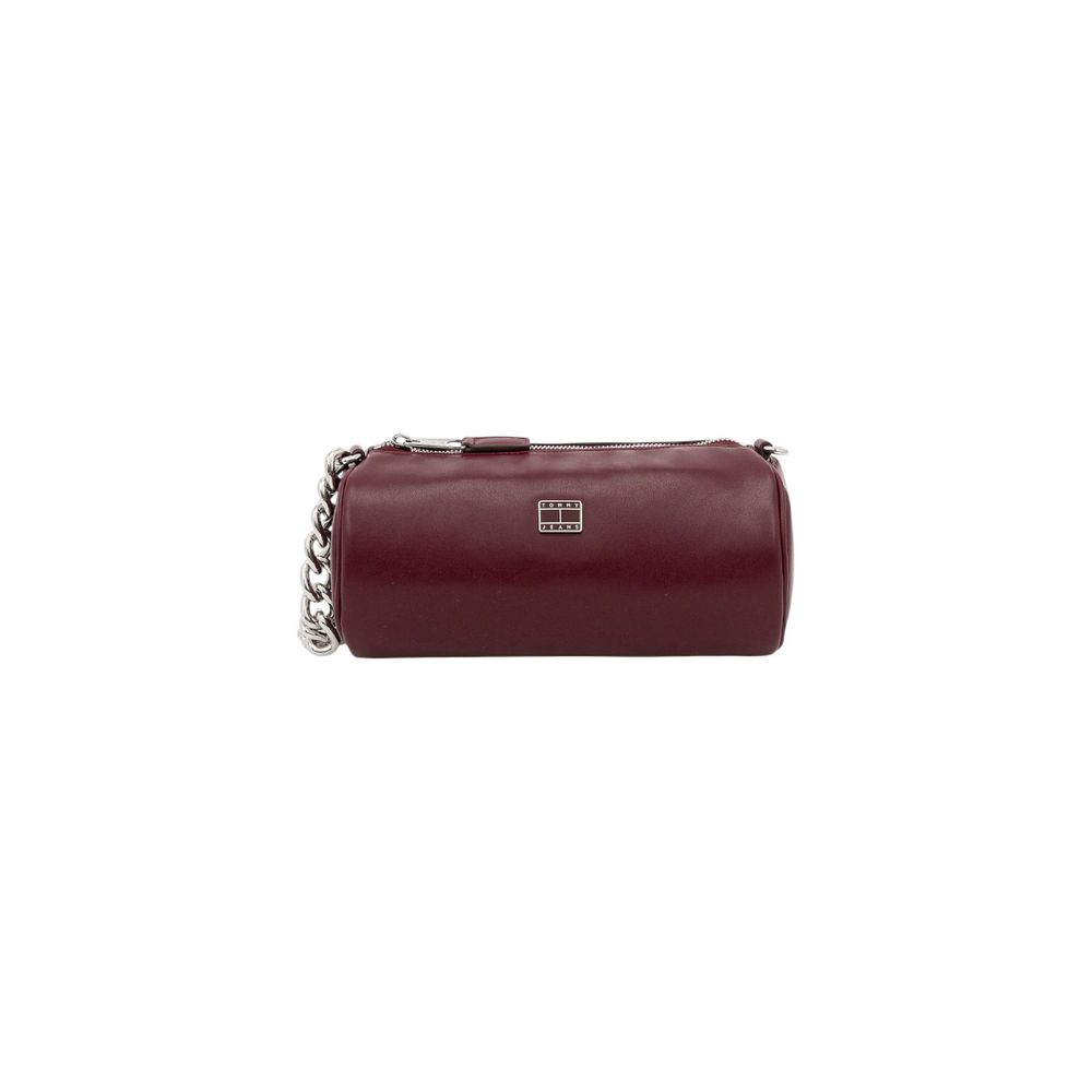 Bordeaux Artificial Leather Handbag