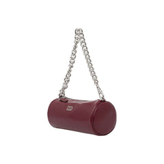 Bordeaux Artificial Leather Handbag