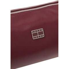 Bordeaux Artificial Leather Handbag