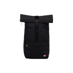 Black Recycled Polyester Backpack