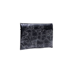Black Polyethylene Clutch Bag