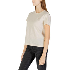 Beige Cotton T-Shirt