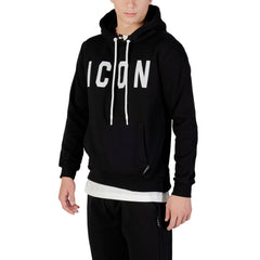 Black And White Cotton Hoodie
