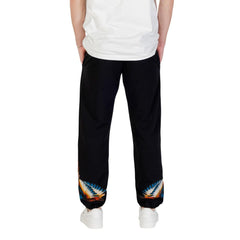 بنطال رياضي أسود من القطن (بنطال تمرين)