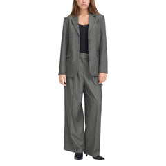 Gray Polyester Blazer