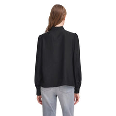 Black Viscose Blouse
