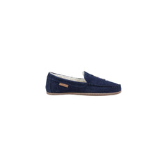 Blue Suede Leather Slippers