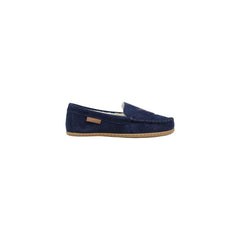 Blue Suede Leather Slippers
