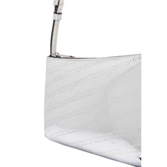 Silver Polyethylene Handbag