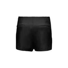 Black Polyester Shorts
