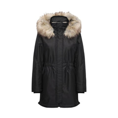 Black Recycled Polyester Parka