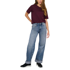 Blue Cotton Relaxed Fit Jeans