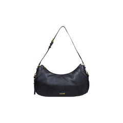 Black Artificial Leather Handbag