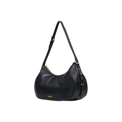 Black Artificial Leather Handbag