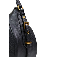 Black Artificial Leather Handbag