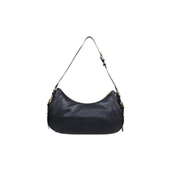 Black Artificial Leather Handbag