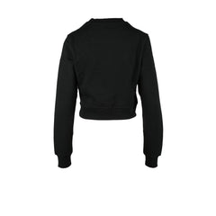 Black Cotton Sweatshirt