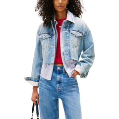 Light Blue Recycled Cotton Denim Jacket