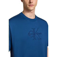 Blue Cotton T-Shirt