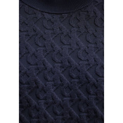 بلوزة قطنية زرقاء