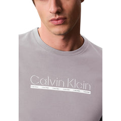 Gray Cotton T-Shirt