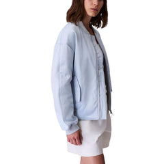 Blue Recycled Polyester Bomber