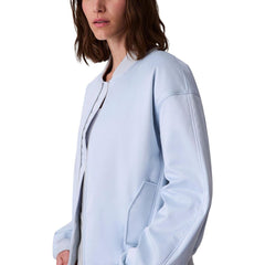 Blue Recycled Polyester Bomber