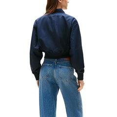 Blue Recycled Polyester Bomber