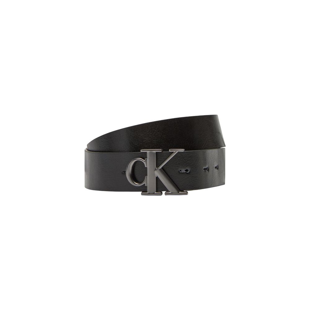 Black Leather Regular Belt
