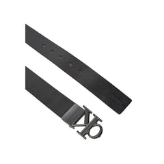 Black Leather Regular Belt