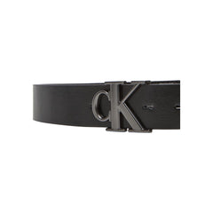 Black Leather Regular Belt