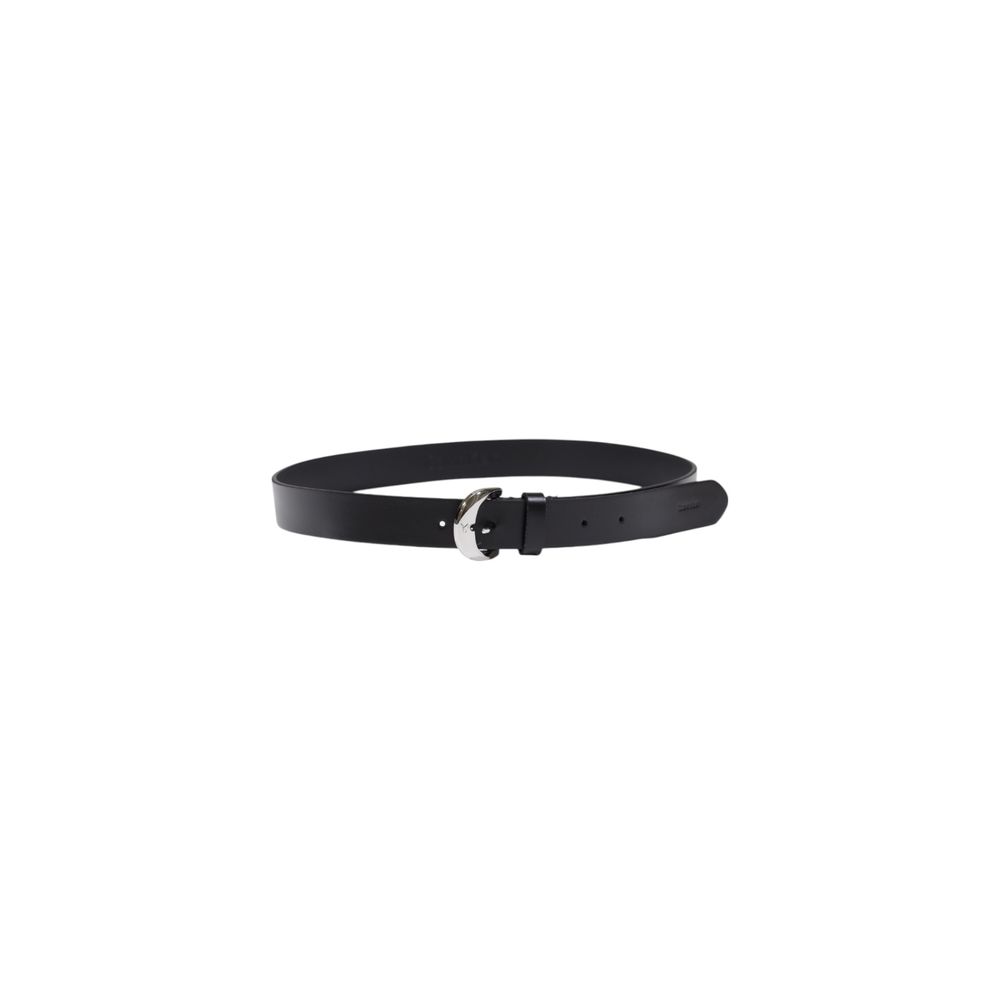 Black Leather Regular Belt