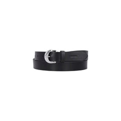 Black Leather Regular Belt