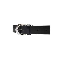 Black Leather Regular Belt