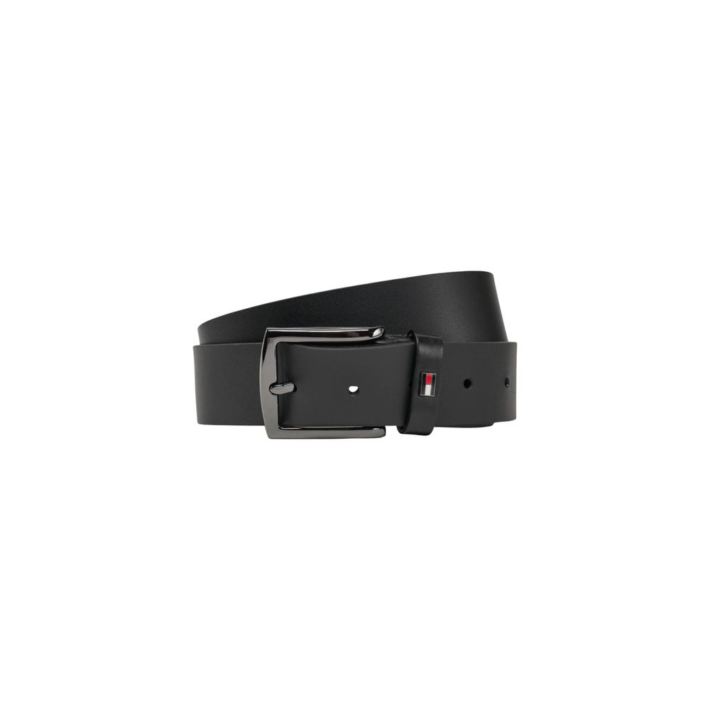 Black Leather Regular Belt