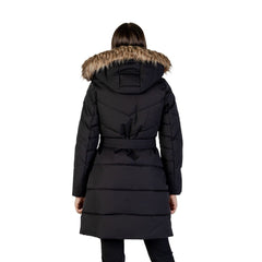 Black Polyester Coat
