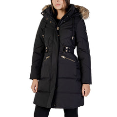 Black Polyester Coat