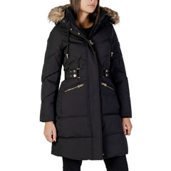 Black Polyester Coat