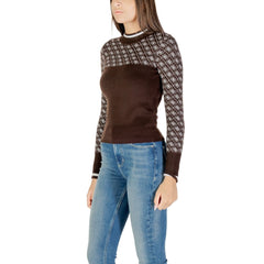 Brown Polyester Sweatshirt